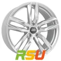 MAM RS3 silver painted 8x18" ET45 LK5 112 ML 66.6 Alufelgen 18 Zoll