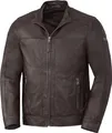 Ross & Cole Lederjacke Herren, 100% Echtleder, Übergangsjacke Herren aus butterweichem Nappaleder, hochwertige Biker Lederjacke für Männer, Dunkelbraun, Gr. 58