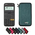 Casio fx-82DE X ClassWiz inkl. WYNGS Schutztasche Türkis - Wissenschaftlicher Taschenrechner - Basic Set