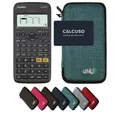 CASIO Taschenrechner fx-82DE X ClassWiz inkl. WYNGS Schutztasche Türkis
