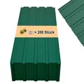 22x Grün Trapezblech Profilblech Blech Metall Dachblech  Stahlblech Dach Platten