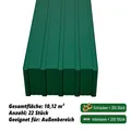 22x Profilblech Trapezblech Blech Metall Dachblech Stahlblech Dach Platten