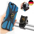 Handyhalterung Fahrrad, Universal 360° drehbare Fahrrad Handyhalterung,