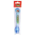 Super Mario - 2 Pcs Pp Cutlery ( Spoon and Fork ) Set in Polybag speelgoed NEU