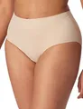 Schiesser Damen Maxislip Invisible Soft Taillen-Shapewear, Sand_166916, 42 EU