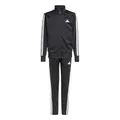 adidas Unisex Kinder Essentials Climacool Stripes Track Suit, black/white, 15-16 Years