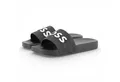 Boss Kidswear BOSS Kids Slides „Signierte Folien“ – Schwarz Badeschuh