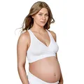 Medela Keep Cool Schlaf-Bustier Still-BH Schwangerschafts-BH Soft, Weiß, M