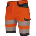 WÜRTH MODYF Shorts Fluo EN 20471 - professionelle Arbeitshose für Herren - Warnschutzhose mit Reißverschluss - in der Größe 50 in Orange
