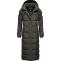 Navahoo Steppmantel Isalie zeitloser Wintermantel mit abnehmbarer Kapuze schwarz XXL (44)