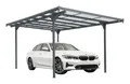 Floraworld Carport 6M mit 6 mm Platten 299 x 496 x 210/226 cm - 012491