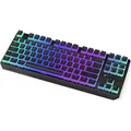 Endorfy Drahtlose mechanische Thock TKL-Tastatur mit RGB-Pudding-Edition (USA, Kailh Red Switch) (US, Kabelgebunden) (EY5A119)