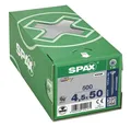 SPAX Ø 4,5 mm - Senkkopf T- STAR plus - Teilgewinde - WIROX 50 mm