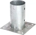 Alberts Aufschraubhülse, zum Aufschrauben, (Set, 3-St), feuerverzinkt, Ø81 mm