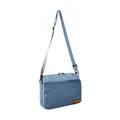Tatonka Cross Body Bag L (4L) - Flache Umhängetasche in angesagtem Design und aus recyceltem Material - PFAS/PFC-frei - 22 x 30 x 6 cm