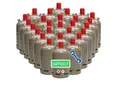 BlueCraft Gas, 27x 11kg Propan Gasflasche inkl. Gasregler-Schlüssel + Magnet