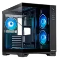 Chieftec PC-Gehäuse Visio GM-30B-TG-OP schwarz Tempered Glass x 2
