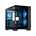 Chieftec Visio GM-30B-TG-OP schwarz Tempered Glass x 2 Tower ATX ~D~