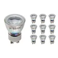 10x LED Lampen GU10 warmweiss 3W ø35m 230V Leuchtmittel Spot Strahler COB SEBSON