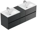 Magnolia Home Badmöbel-Set Badmöbelset Taifun 150cm grafit