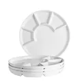 Mäser 1000-Neu24WeißPorzellanFondue Fondueteller 24 cm, Porzellan NEU & OVP 559