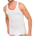 Schiesser Essentials Feinripp Unterhemd 6er Pack White L (6)
