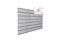 Fa-Bausysteme Doppelstabmatte 6/5/6 Anthrazitgrau Höhe: 630 mm