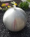 Kugelbrunnen 40 cm Edelstahl matt gebürstet incl. LED Brunnenkugel Gartenbrunnen