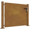 vidaXL Gartentor 105 x 105 cm Cortenstahl 153263