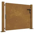 Gartentor 105x105 Cm Cortenstahl - Vidaxl