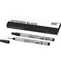 MONTBLANC Tintenroller Minen Mystery Black 113840 – Ersatzminen Meisterstück LeGrand – Größe B – 2 x Refill Rollerball F