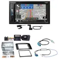 Pioneer AVIC-Z730DAB USB DAB+ MP3 Digitalradio Einbauset für Mercedes ML W164