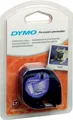 Schriftband schwarz auf gelb 12mm/4m Dymo Plastik-Band LETRA-TAG