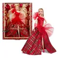 Barbie Anziehpuppe Holiday Barbie 2024 HRM61 Mattel Signature Puppe Sammelpuppe bunt