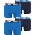 PUMA Boxershorts Puma Herren Boxershorts im 4er Pack (4-St., 4er Pack) blau XL