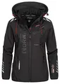 Geographical Norway Damen Softshell Jacke G-ROSE - SCHWARZ/SCHWARZ - L/3