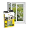 EASYmaxx Insektenschutz-Fensterrahmen Insect Protect Insekten- & Pollenschutzgitter 150 x 130 cm, Moskitonetz zuschneidbar, Einfache Montage mit 12 Magneten
