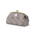 Elodie Details Zip&Go aus Baumwolle mit Breite Öffnung - Große Wickeltasche für Babyutensilien, Stilltäschchen, Kosmetiktasche, Waschtasche, Kulturbeutel, Tragbare Reisetasche - Blue Garden