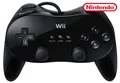 Wii - Original Pad #schwarz Classic Gamepad Pro [Nintendo] mit OVP Top Zustand