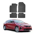 OMAC Gummi Fußmatten für Kia Ceed 2019-2026 Automatten Gummi Schwarz 4tlg