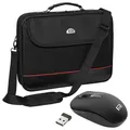 NOTEBOOK Laptop TASCHE 18,4 Zoll (46,7cm) NOTEBOOKTASCHE + schnurlose Maus