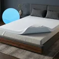 Arensberger Matratzen Topper 120x200cm | Höhe 5cm Essence | Härtegrad H4 H3 | Geltopper Matratzentopper mit waschbarem Bezug | kühlende Matratzenauflage | für Federkern und Schaumstoffmatratzen