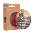 8x Geflochtene Schnur Forelle 155m 0,06mm Angeln Forellenschnur Rot Zite Fishing