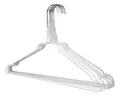 RSR-Hangers® Drahtbügel Kleiderbügel aus Metall 100 Stück Weiß Metallkleiderbügel Set Drahtkleiderbügel Metall Draht Hosenbügel Platzsparend Hochwertige Pulverbeschichtung 40 cm *TOP QUALITÄT*