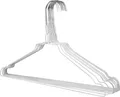 RSR Hangers Kleiderbügel Metall Drahtbügel Weiß Hemdenbügel Blusenbügel, (50-tlg)