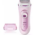 Braun Silk-épil Lady Shaver LS 5100 Pink, rasieren und trimmen, schwenkbar 