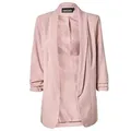 pieces Kurzblazer PCBosella (1-tlg) Falten rosa XS (34)