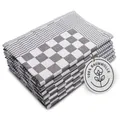 ZOLLNER Geschirrtuch, (Spar-Set, 6-tlg), 65 x 65 cm, 100% Baumwolle, vom Hotelwäschespezialisten