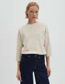 someday Sweatshirt UFENNA Regular mit Rippstruktur lockere Passform, gerader Schnitt, Rippstruktur, elastischer Stoff