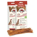 Carnello Hundeleckerli – Hundespaghetti – Hunde Leckerlis, Leckereien für Hunde, Leckerli Hund, Hundesnacks – Hundeleckerli getreidefrei - Leckerlibeutel für Hunde (2 x 60g)